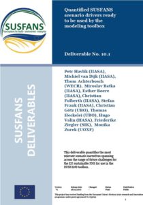 Deliverable 10.1: Quantified SUSFANS scenario drivers ready to be used by the modeling toolbox