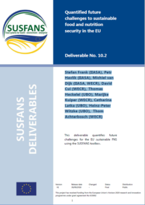 Deliverable 10.2: Quantified future challenges to sustainable food and nutrition security in the EU